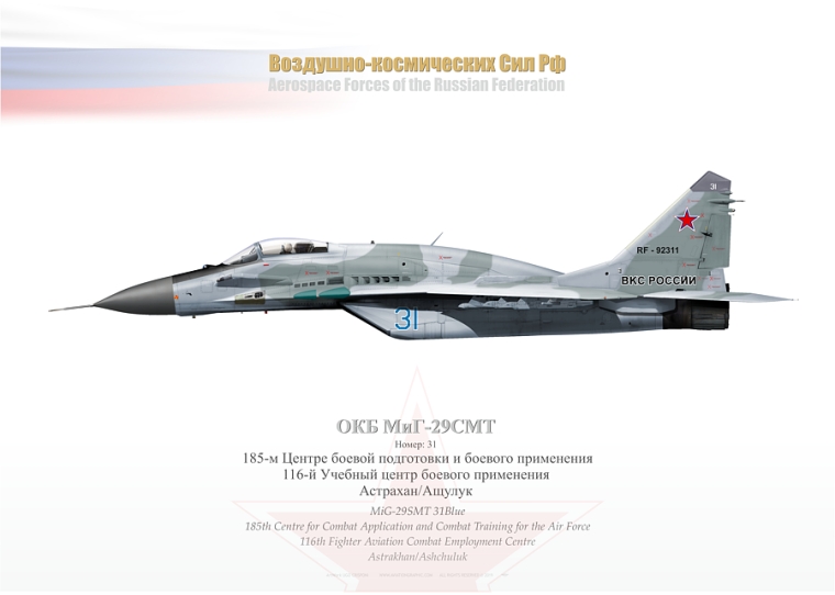 MiG-29SMT '31 Blue' JP-5184