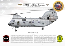 CH-46E "Seaknight" HMM-163...