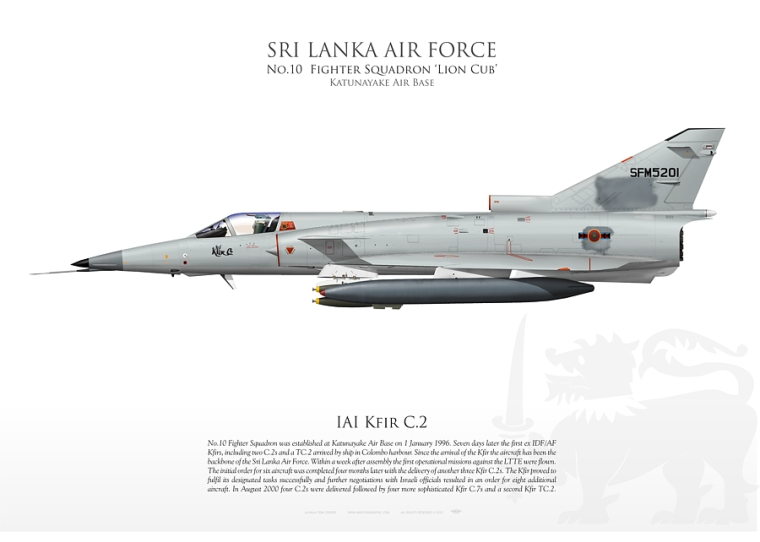 IAI Kfir C.2 Sri Lanka TC-137