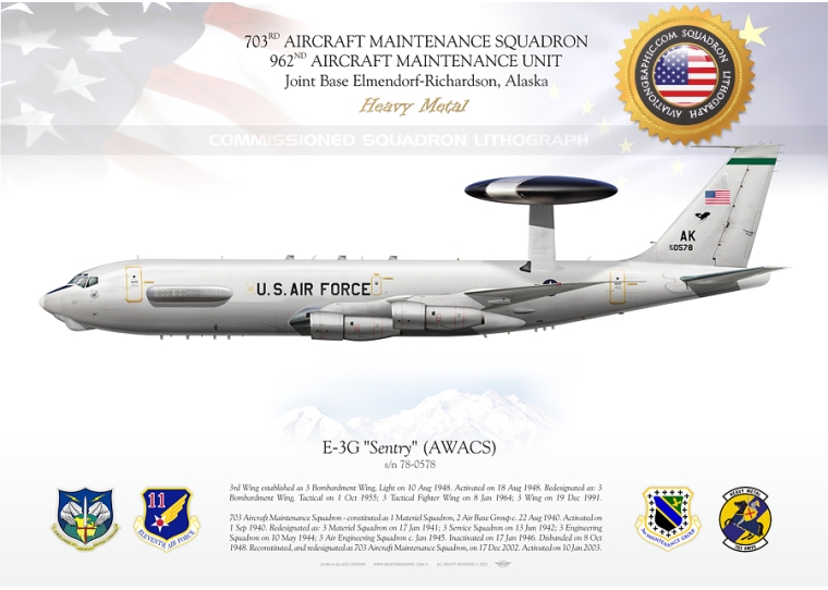 E-3G "Sentry" (AWACS)  Alaska JP-4827