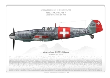 Bf.109G-6 Schweizerische Flugwaffe MKR-002