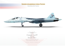 Su-57 "blue 053" TA-51