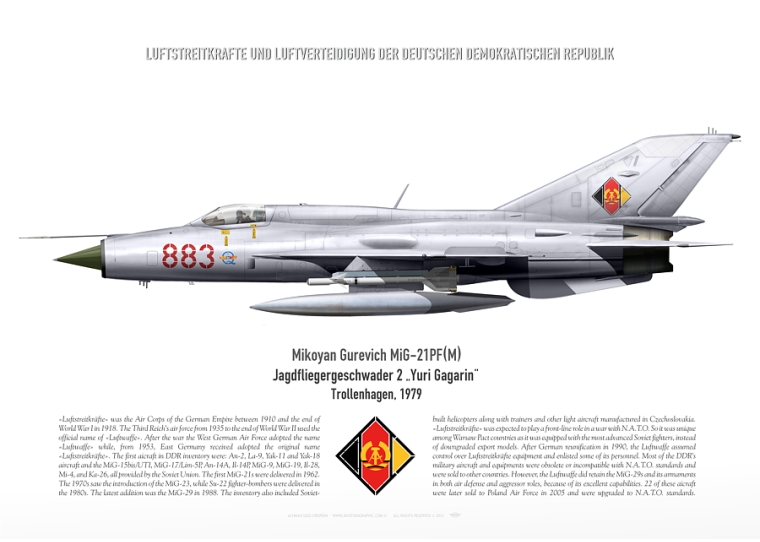 MiG-21PF "883" DDR NVA JP-5402