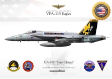 F/A-18E VFA-115 Eagles CAG...