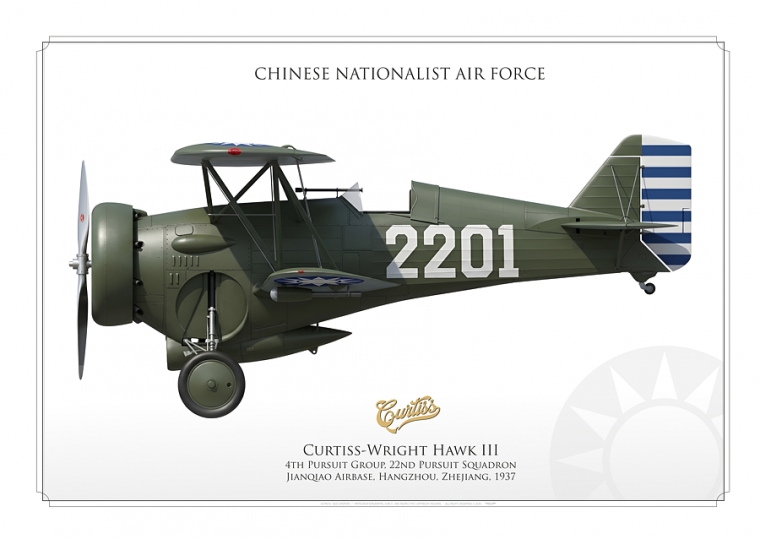 Curtiss Hawk III Chinese Nationalist JP-6796