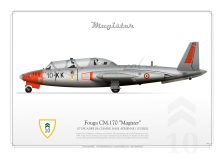 Fouga CM.170 "Magister" 10-KK ALA GM-02