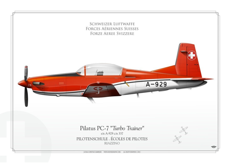 PC-7 "Turbo Trainer" A-929 Swiss LW-137