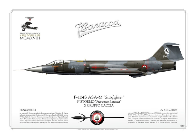 F-104S "Starfighter" 9-52 AM LW-141