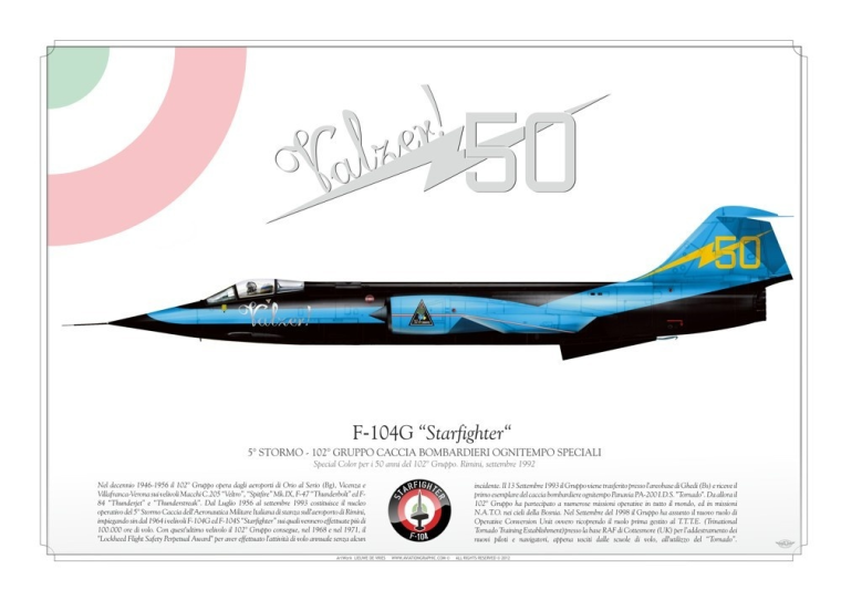 F-104G "Starfighter" special 102°Gr JP-684