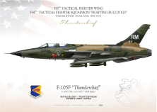 F-105F "Thunderchief" 'Sam Fighter' Vietnam IK-66