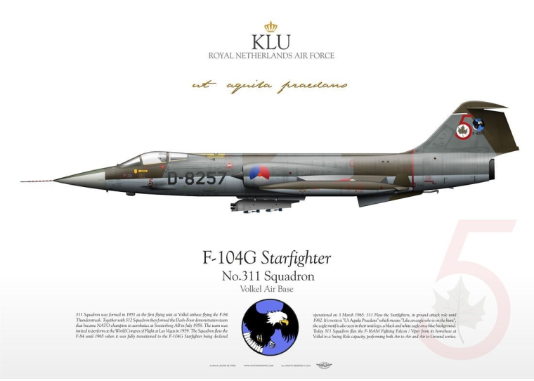 F-104G "Starfighter" D-8257 KLU LW-037