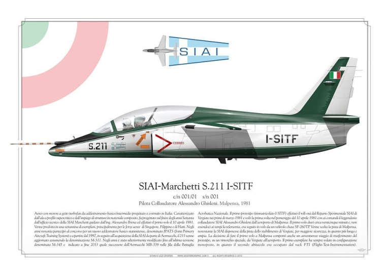 SIAI S.211 I-SITF JP-1545
