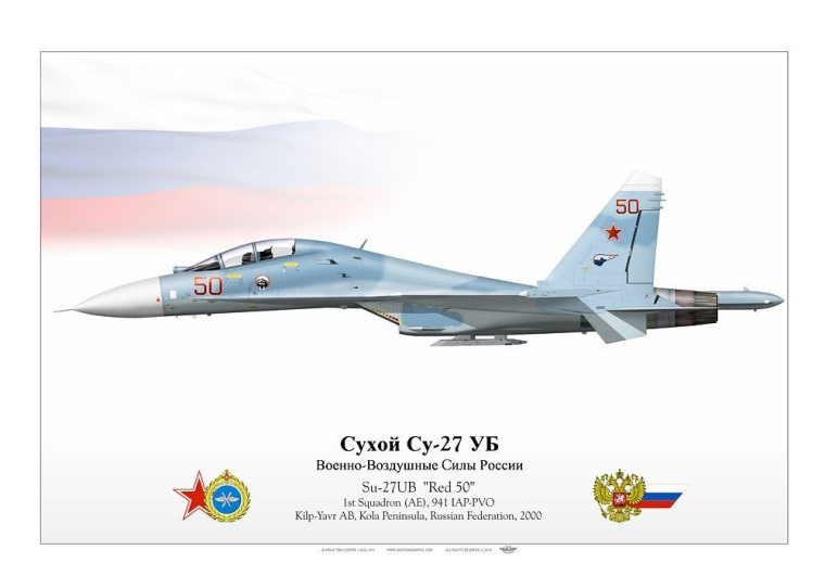 Su-27UB "Flanker" "Red 50" TC-211