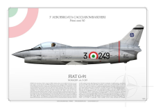 FIAT G.91 3-249  3a Aerobrigata AM IK-113