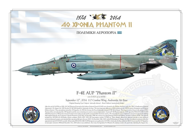 F-4E AUP "Phantom II"  40 YEARS special JP-1727