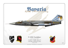 F-104G "Starfighter" 20+62 JaboG32 "Bavaria" LW-121