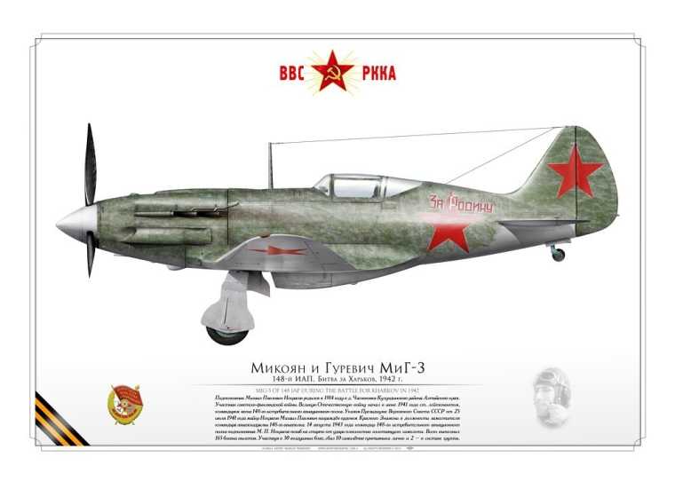 MiG-3 148 IAP CCCP AR-22