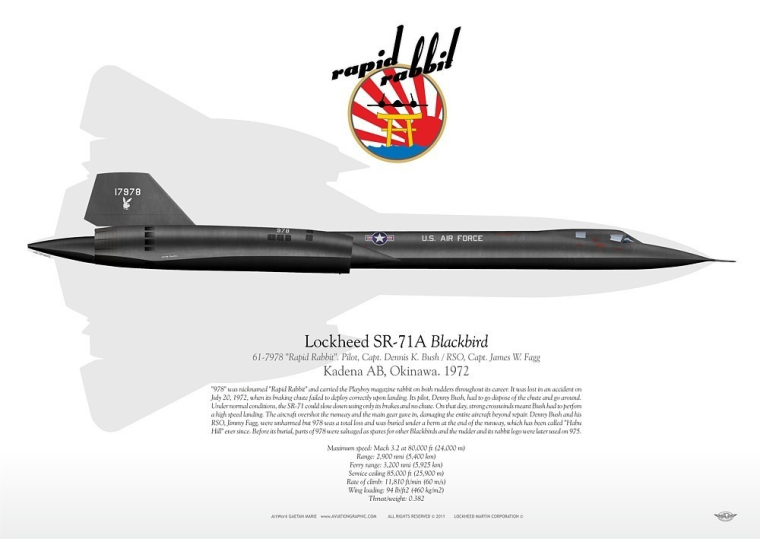 SR-71A "Blackbird" "Rapd Rabbit" GM-39