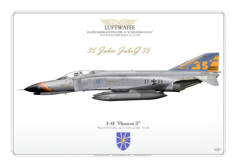 F-4F “Phantom II” 37+09 JaboG 35 LW-14