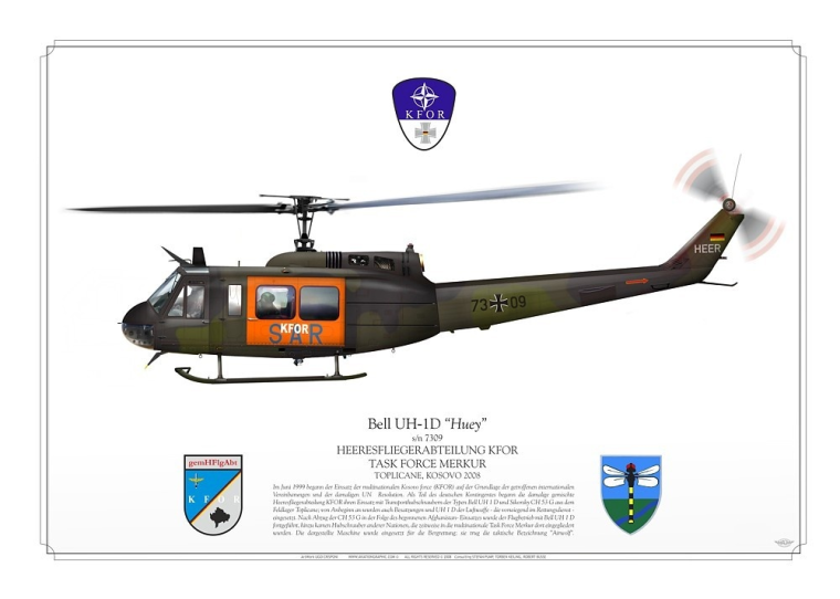 UH-1D "Huey" 73+09 KFOR JP-864