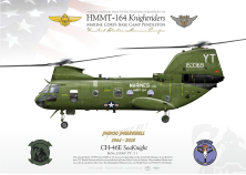 CH-46E "Seaknight" HMMT-164 "Knightriders" JP-1874