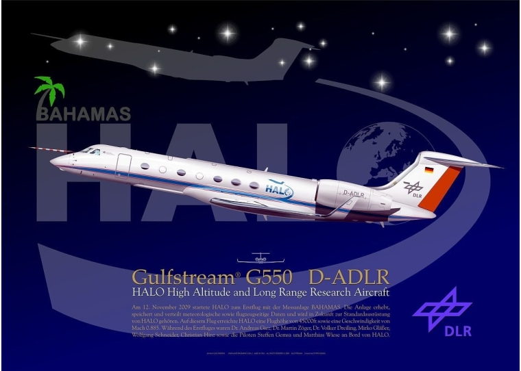 G550 D-ADLR HALO DLR JP-1189L