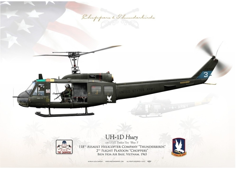 UH-1D "Huey" 'Tinker Toy' 118 AHC LC-32B