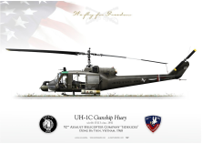 UH-1C "Gunship Huey" 92D AHC LC-33
