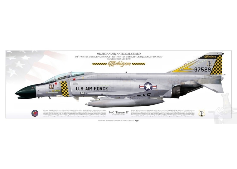 F-4C "Phantom II" 63-7529 MICHIGAN ANG JP-1983P