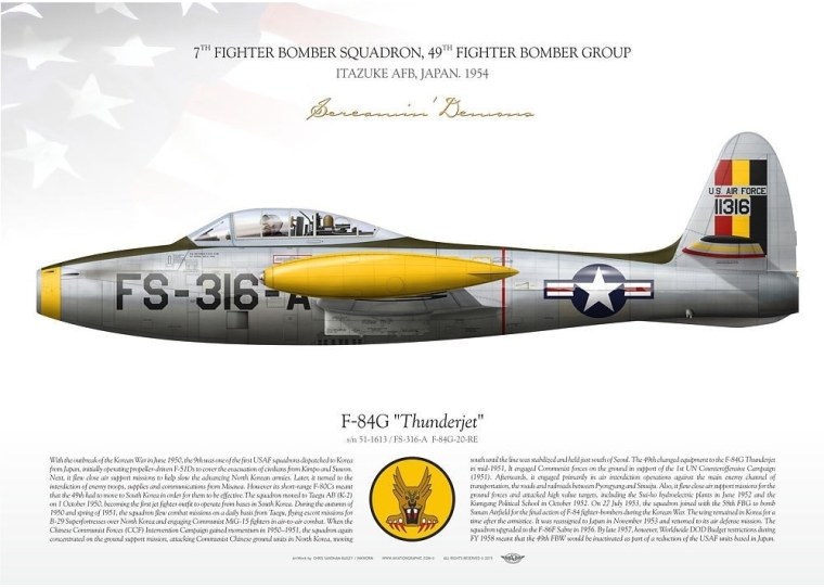 F-84G "Thunderjet" FS-316-A IK-190