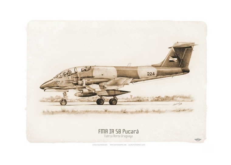 FMA IA58 "Pucara" Uruguay RA-28