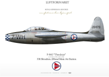 F-84G "Thunderjet" 7-WH RNAF IK-193