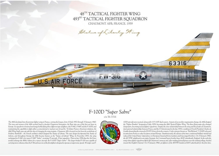 F-100D "Super Sabre" 48TFW MB-73