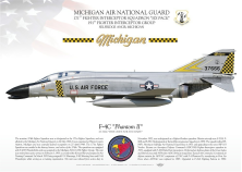 F-4C "Phantom II" 63-7666 MICHIGAN ANG MB-76