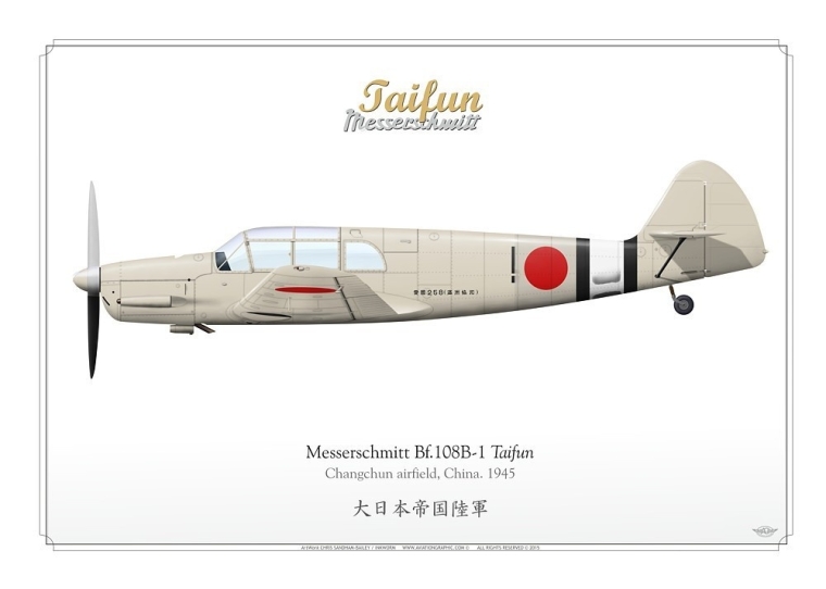 Bf.108B "Taifun" Imperial Japanese Army IK-134