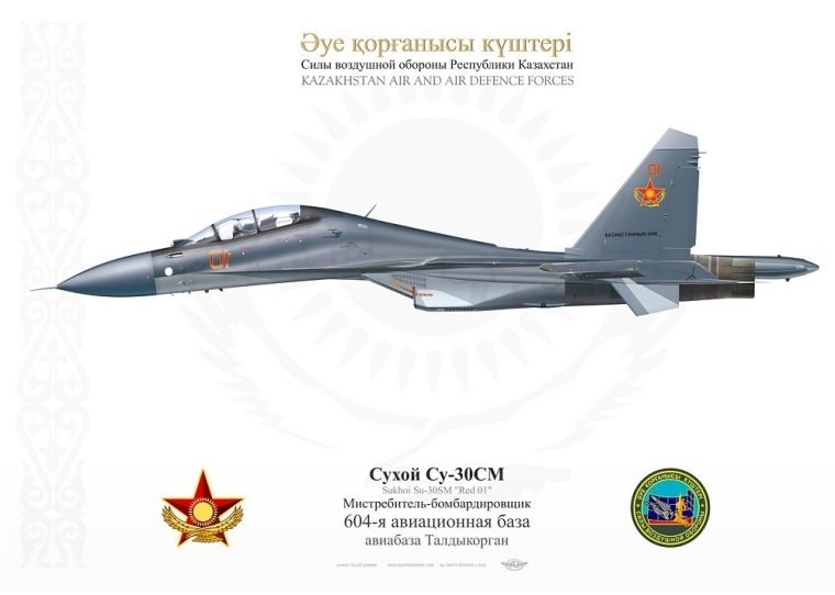 Su-30MS "Flanker" 01 Kazakhstan TA-20