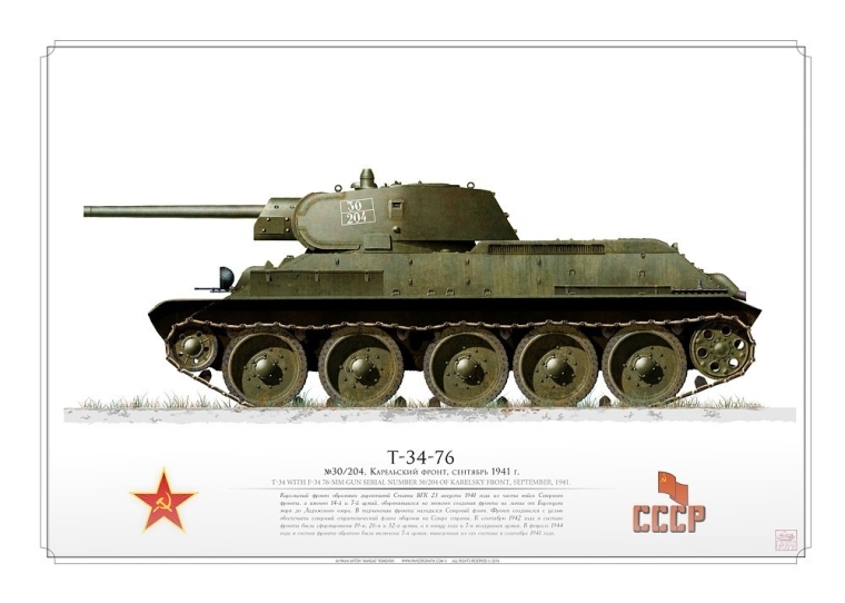 T-34-76 CCCP Red Army AR-26