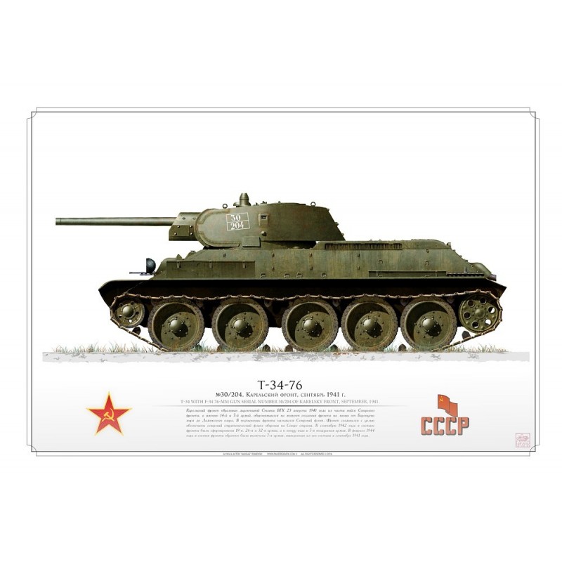 T-34-76 CCCP Red Army AR-26 - Aviationgraphic