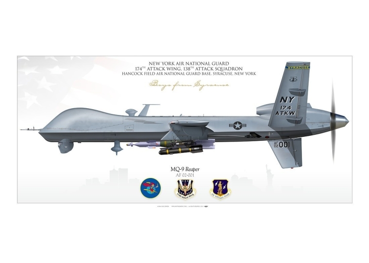 MQ-9 "Reaper" (UAV) 174th ATKW JP-2235SP