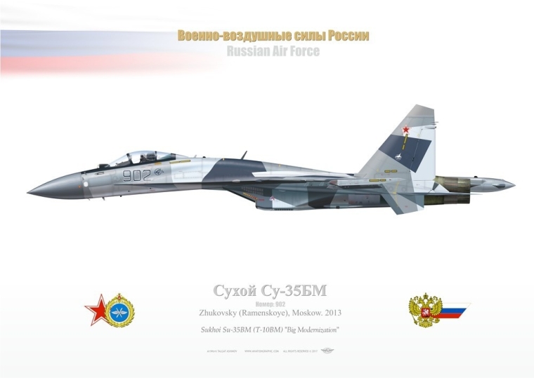  Su-35S Сухой Су-35C '902' TA-33