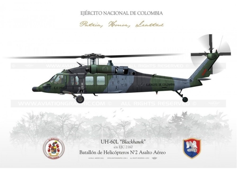 UH-60L "BlackHawk" Colombia AG-14