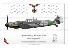 Me.109G-6 Franzisket Luftwaffe JI-08