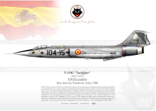 F-104G ”Starfighter“ 104 Escuadrón JP-802