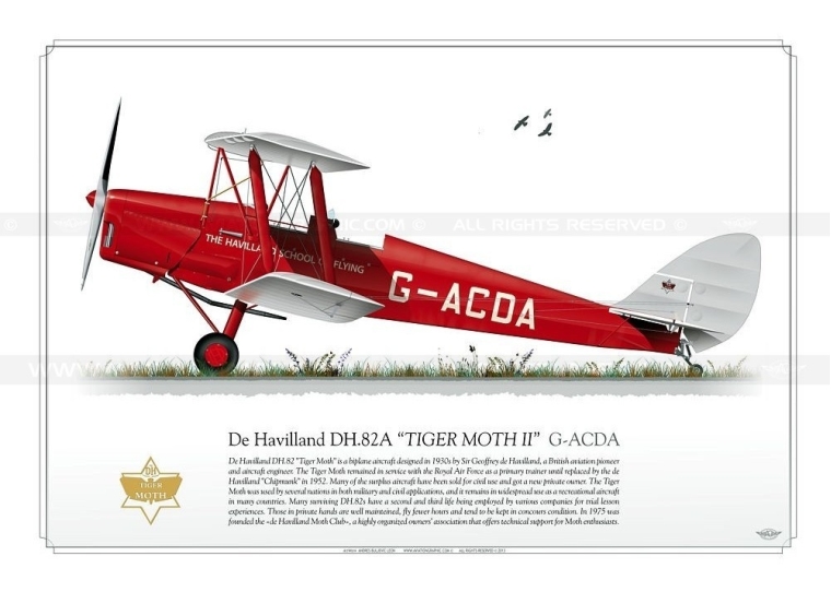 DH.82 "Tiger Moth" G-ACDA AB-11