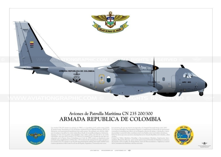 CN235 ARC803 Armada Colombiana AG-04