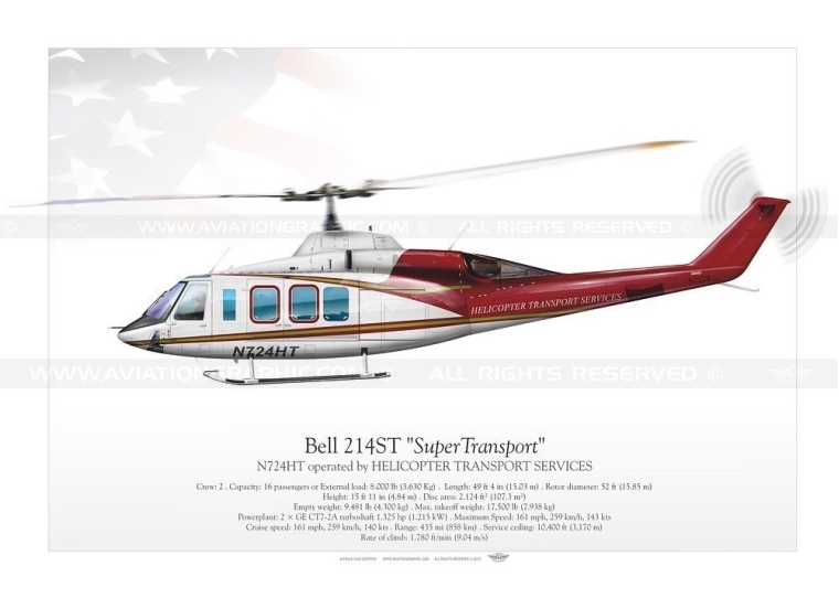 Bell 214ST N724HT JP-1493