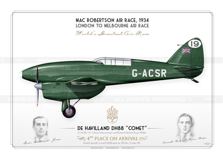 DH.88 "Comet" G-ACSR BE-03