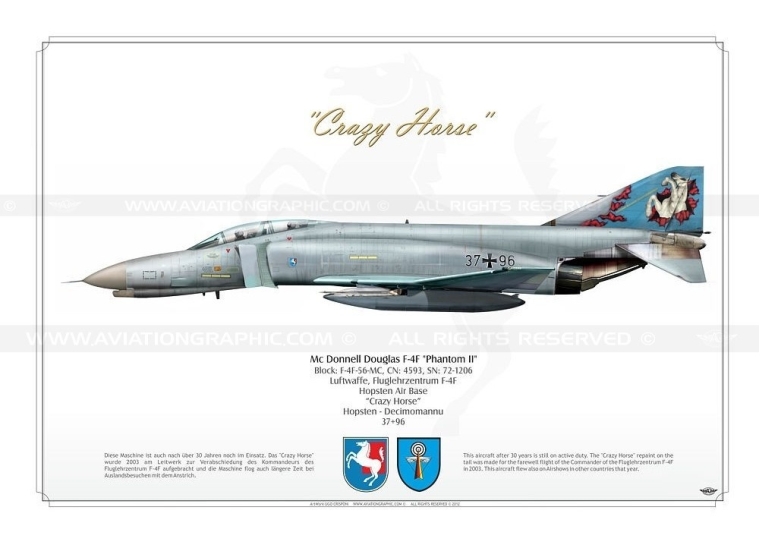 F-4F "Phantom II" 37+96 "Crazy Horse" JP-080