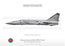 MiG-25PDS "Foxbat" '31 red' Azerbaijian TC-164 