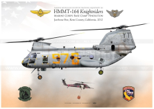 CH-46E "Seaknight" HMMT-164 "Knightriders" JP-1331